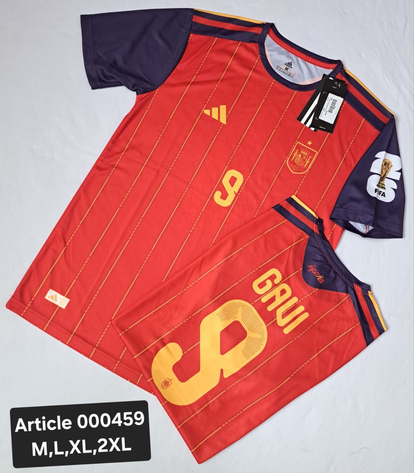 SPAIN WORLD CUP 2026 RED GAVI 9 000459 ESP