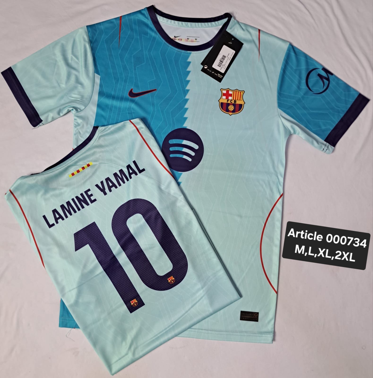 BARCELONA 26/27 YAMAL 10 SEA GREEN 000734