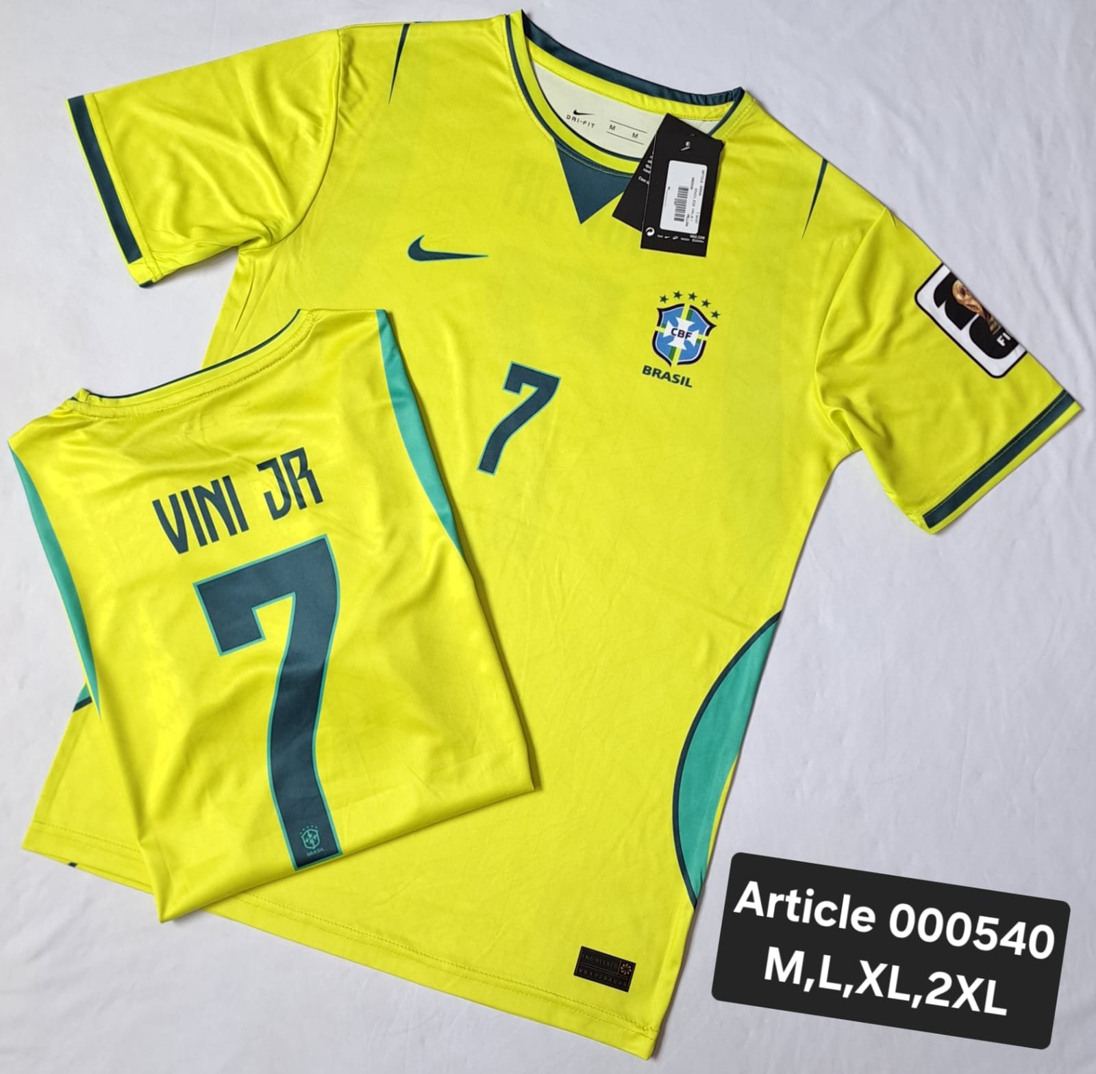 BRAZIL 2026 VINI JR 7 YELLOW  000540