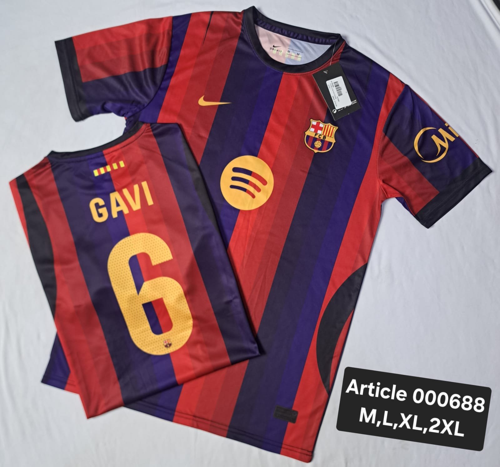 BARCELONA 26/27 GAVI 6 RED/BLUE 000688