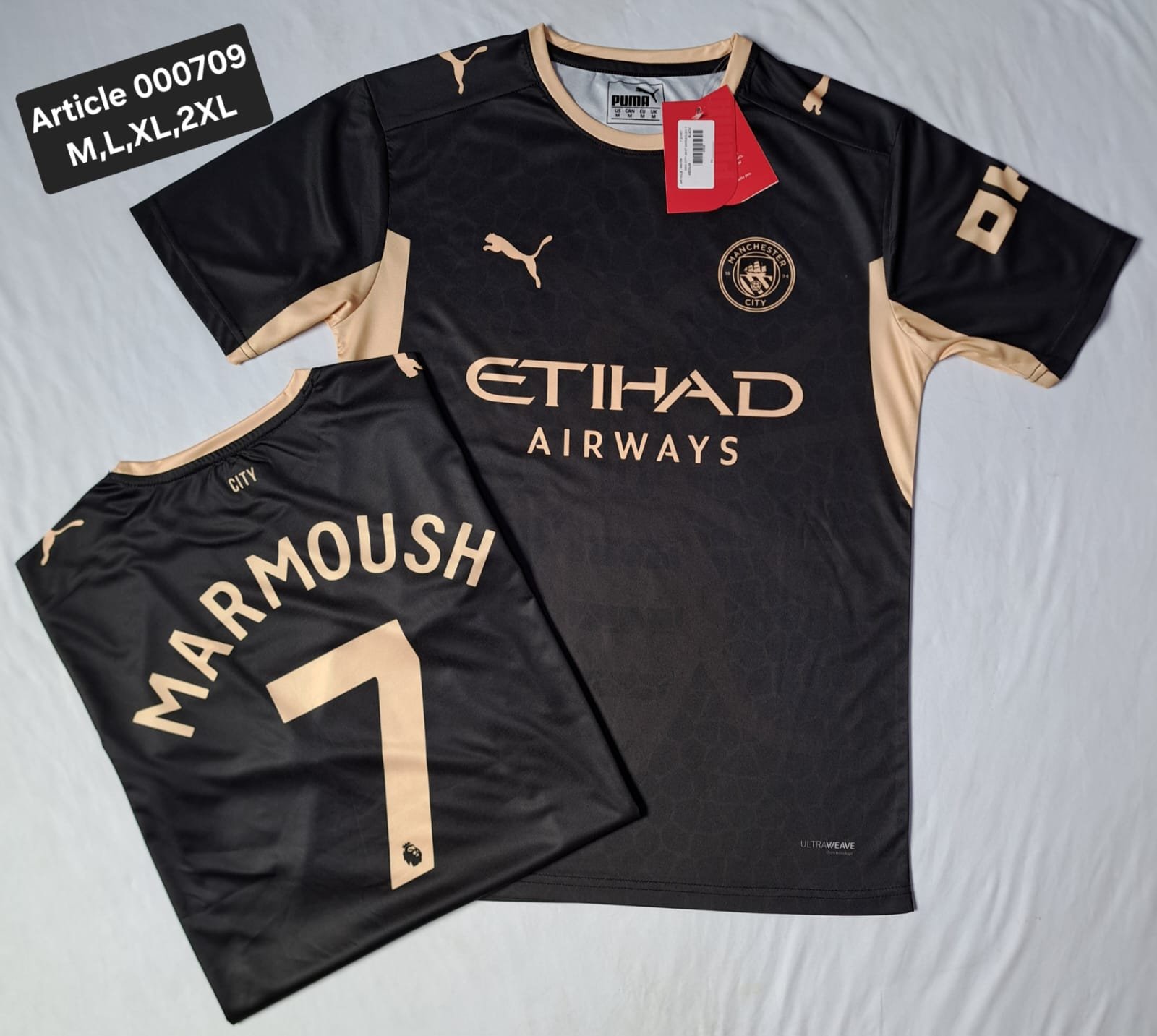 MAN CHISTERCITY 26/27 MARMOUSH 7 BLACK 000709