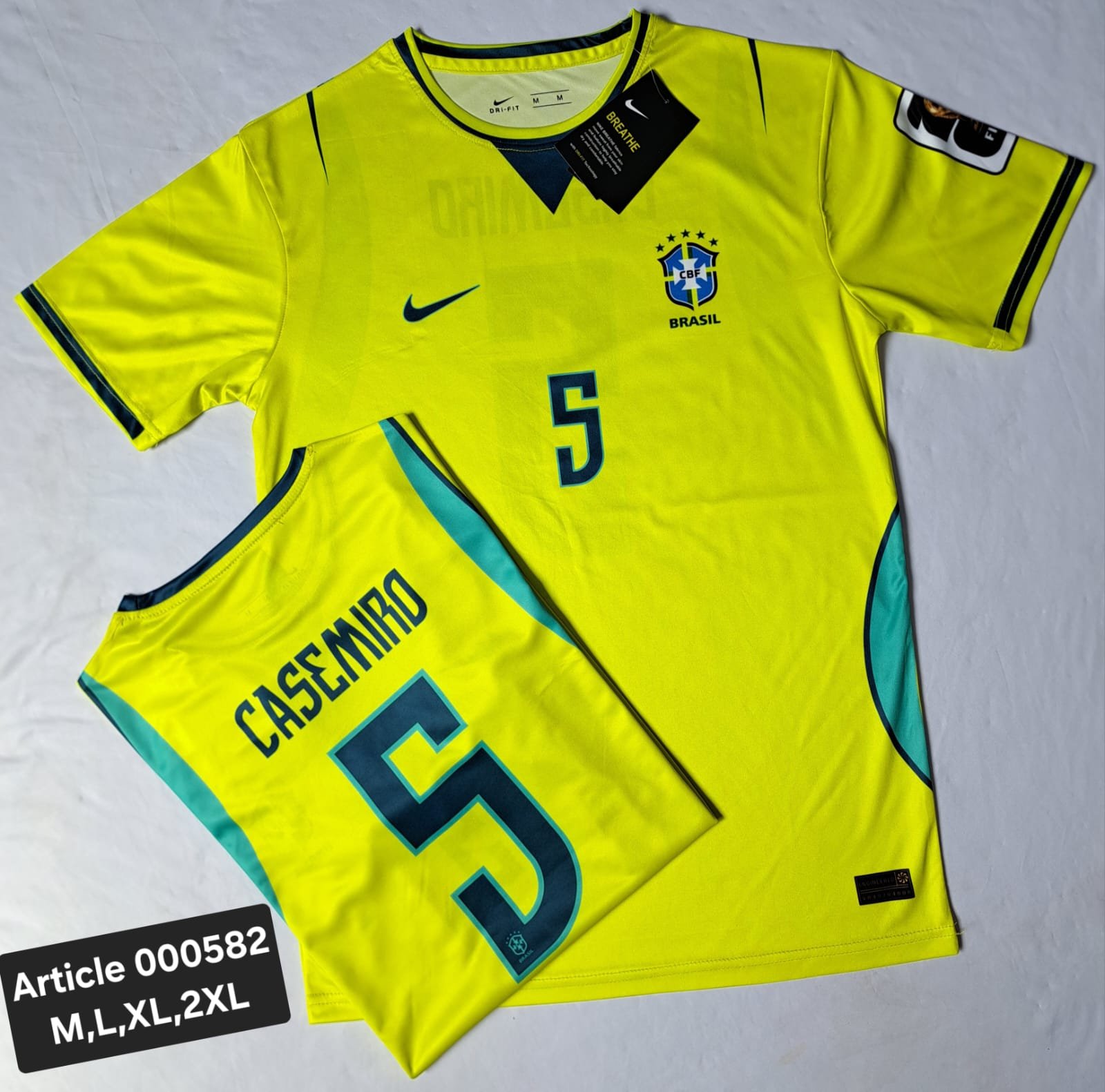 BRAZIL 2026 CASEMIRO 5 YELLOW 000582