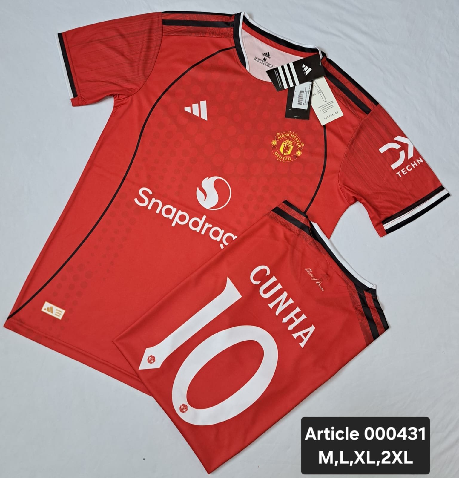 MAN UNITED CUNHA 10 RED 000431