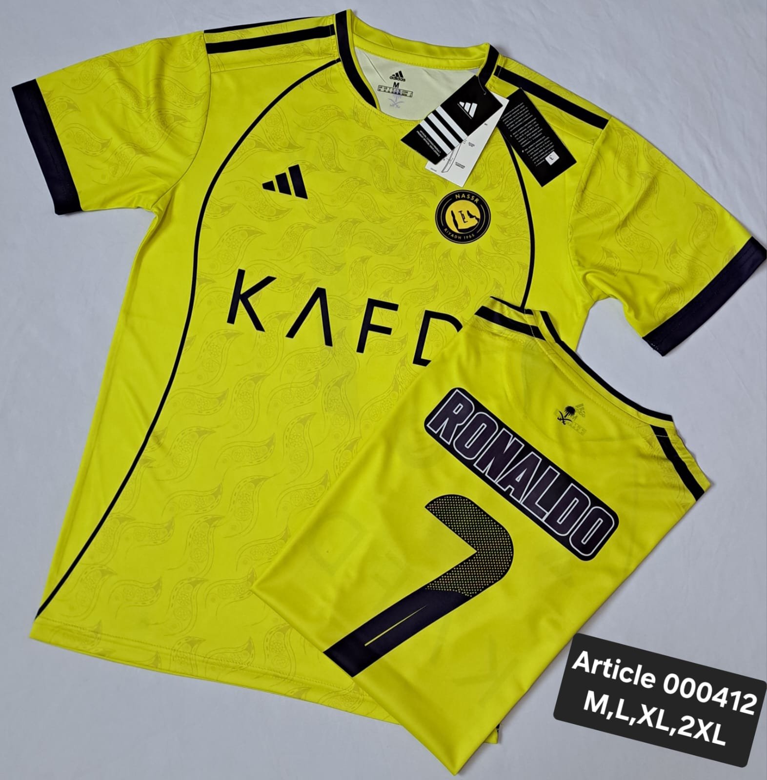 AL NASSR RONALDO 7 YELLOW 000412