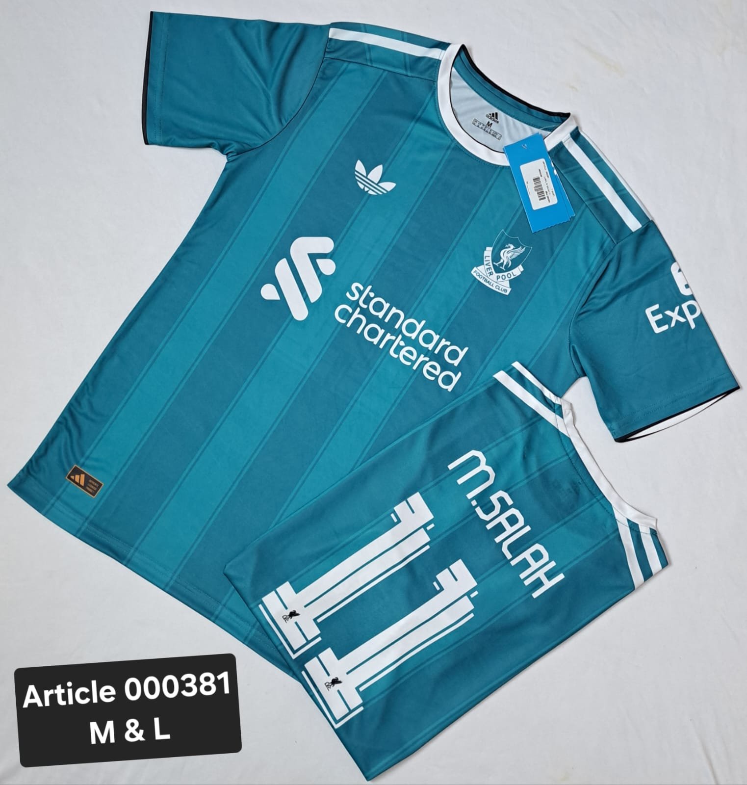 LIVERPOOL M SALAH 11 SEA GREEN  000381