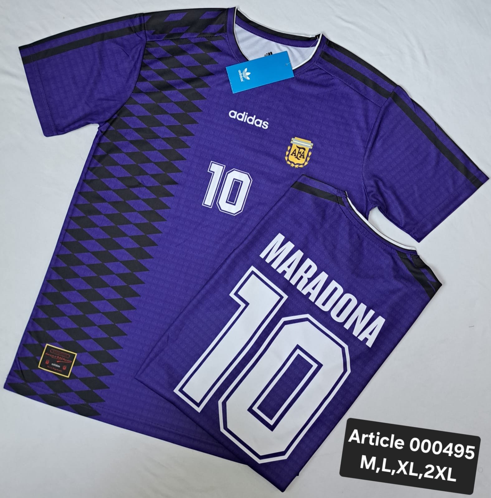 ARGENTINA RETRO MARADONA 10 PURPLE 000495