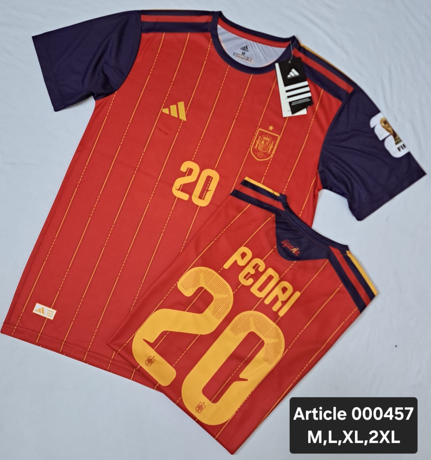 SPAIN WORLD CUP PEDRI 20 RED 000457