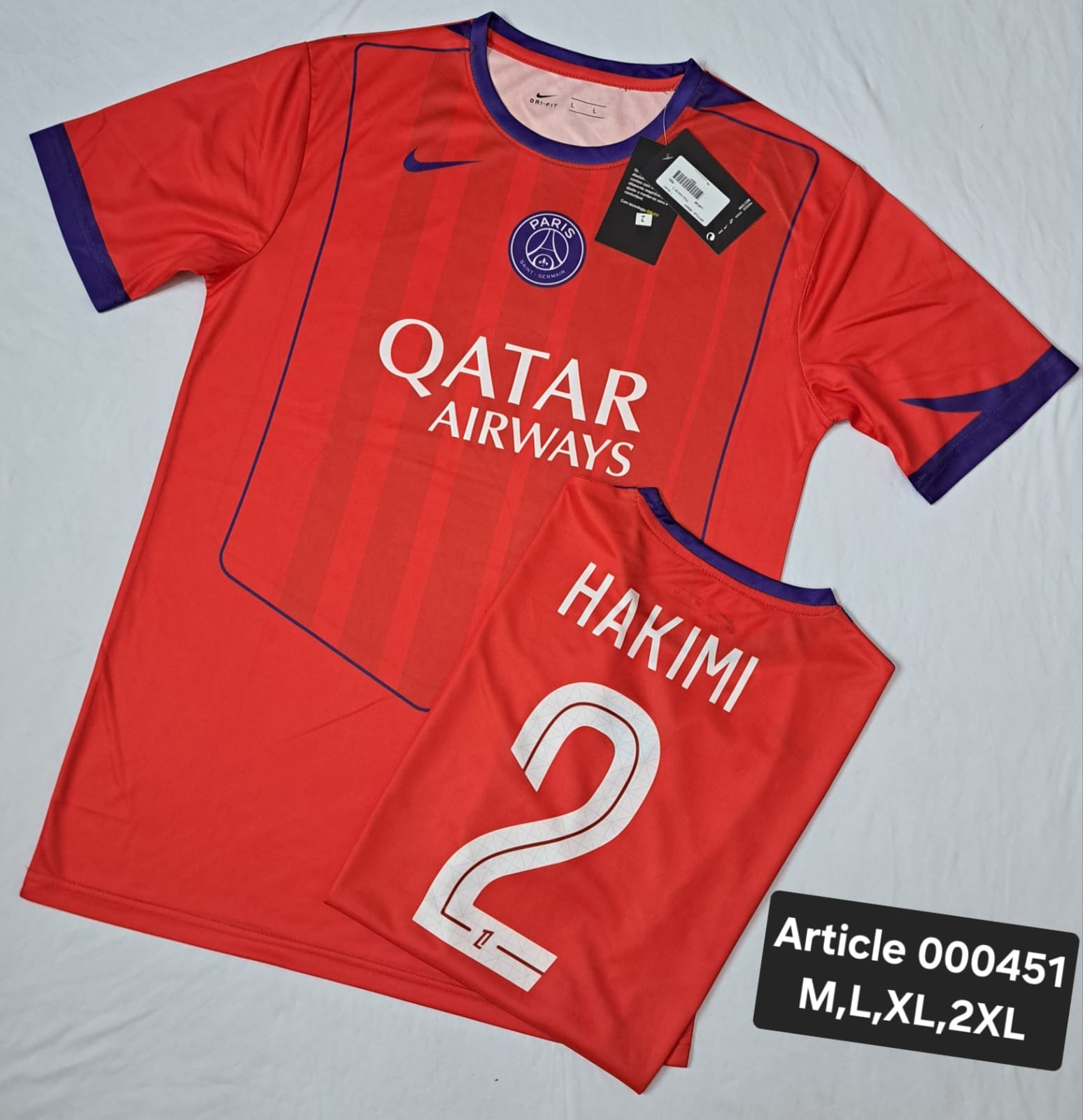 PSG HAKIMI 2 RED  000451