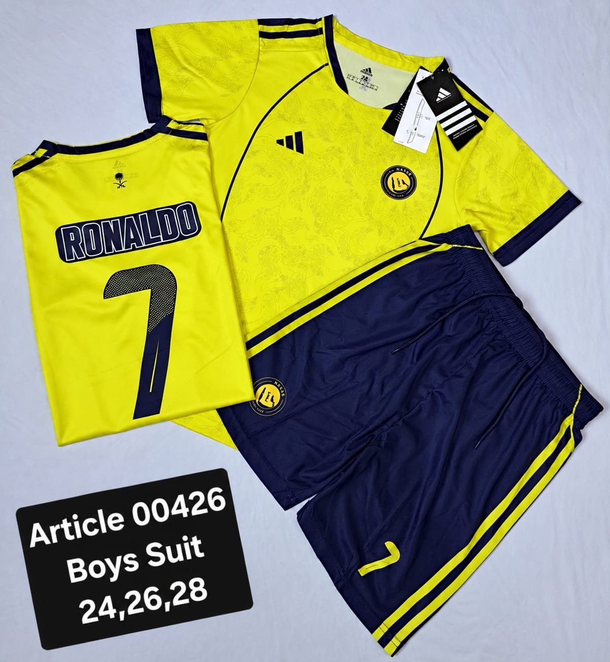 AL NASSR RONALDO 7 YELLOW  00426