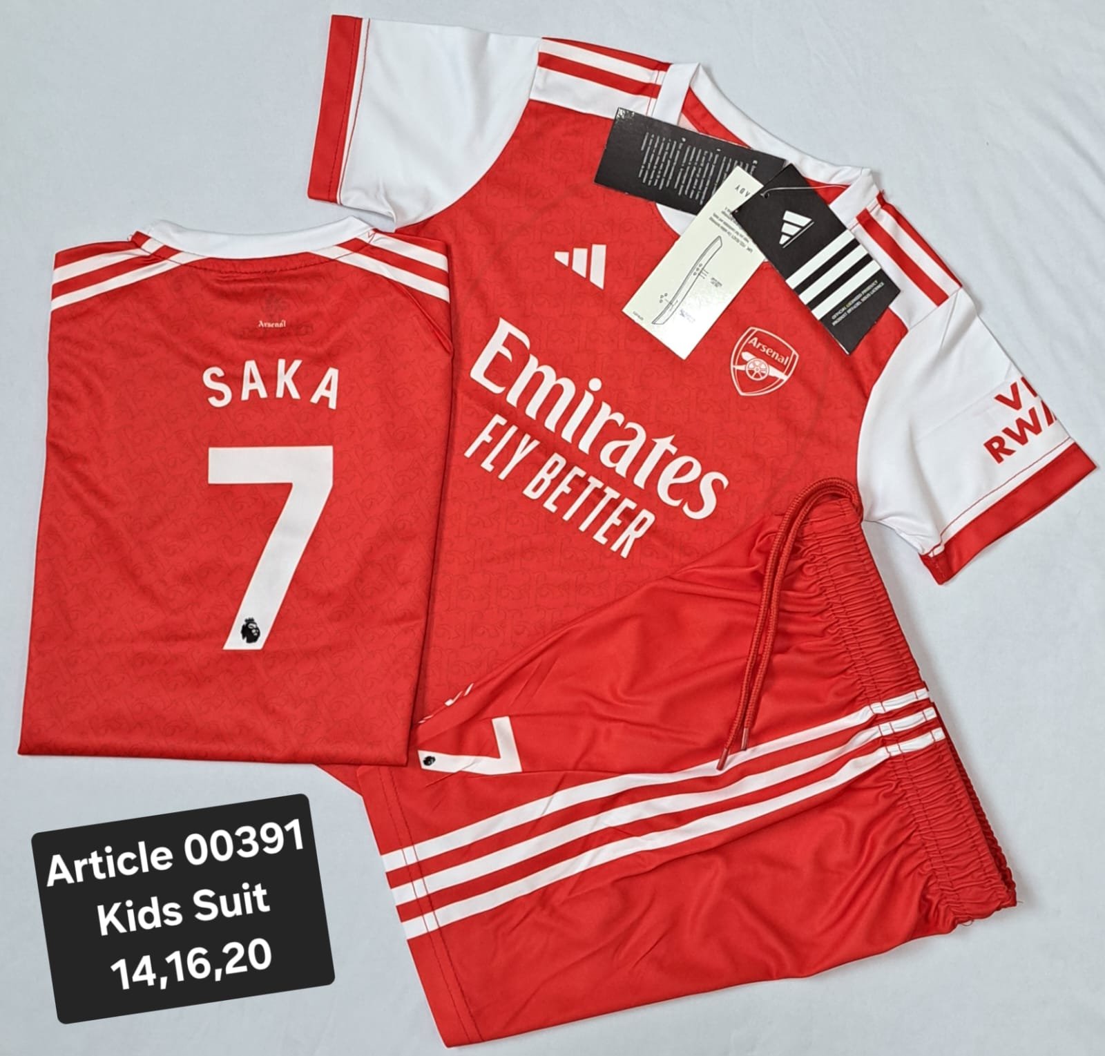 ARSENAL RED SAKA 7 00391