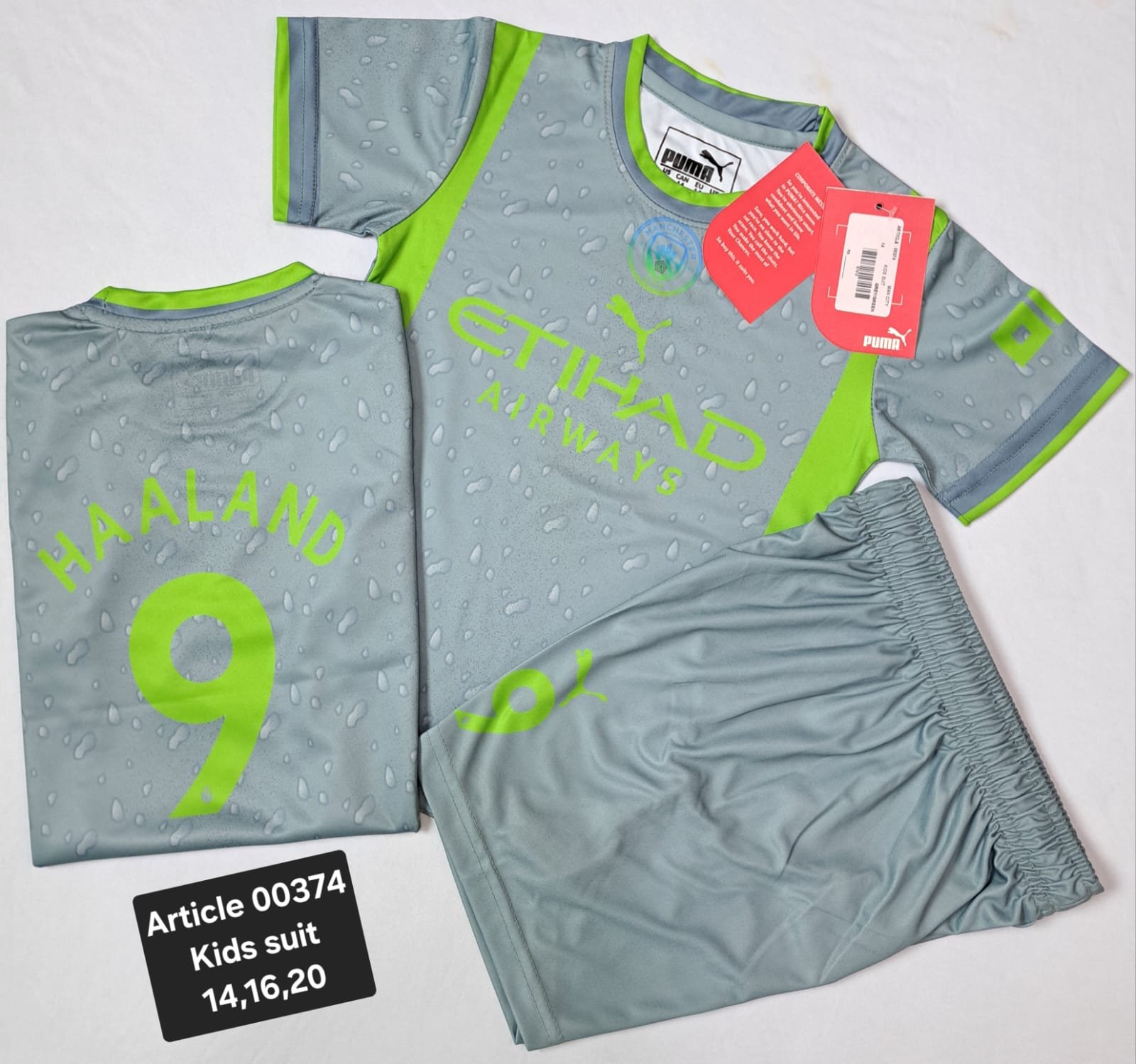 MANCHISTER CITY GREY/GREEN 00371