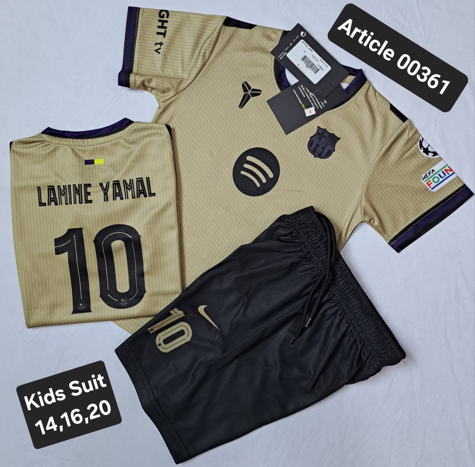 BARCELONA L.T GOLD 14 00361