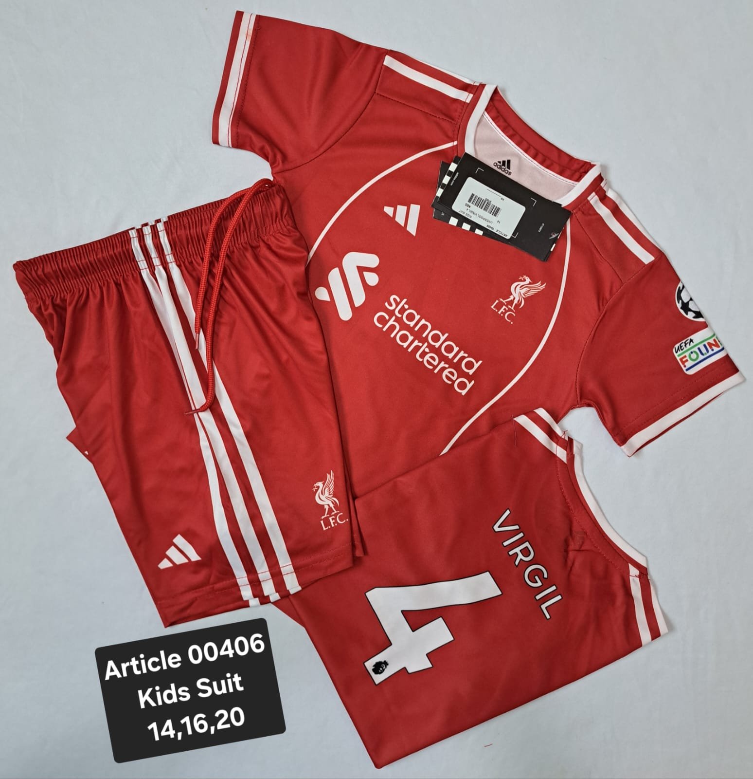 LIVERPOOL VIRGIL 4 RED 00406