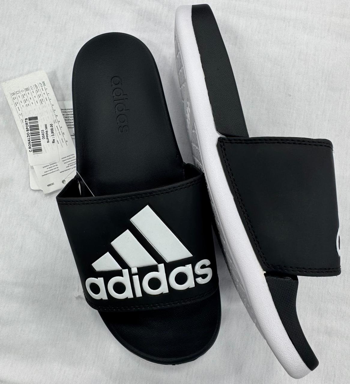 Adidas AdiLete Slides Black/White image 3