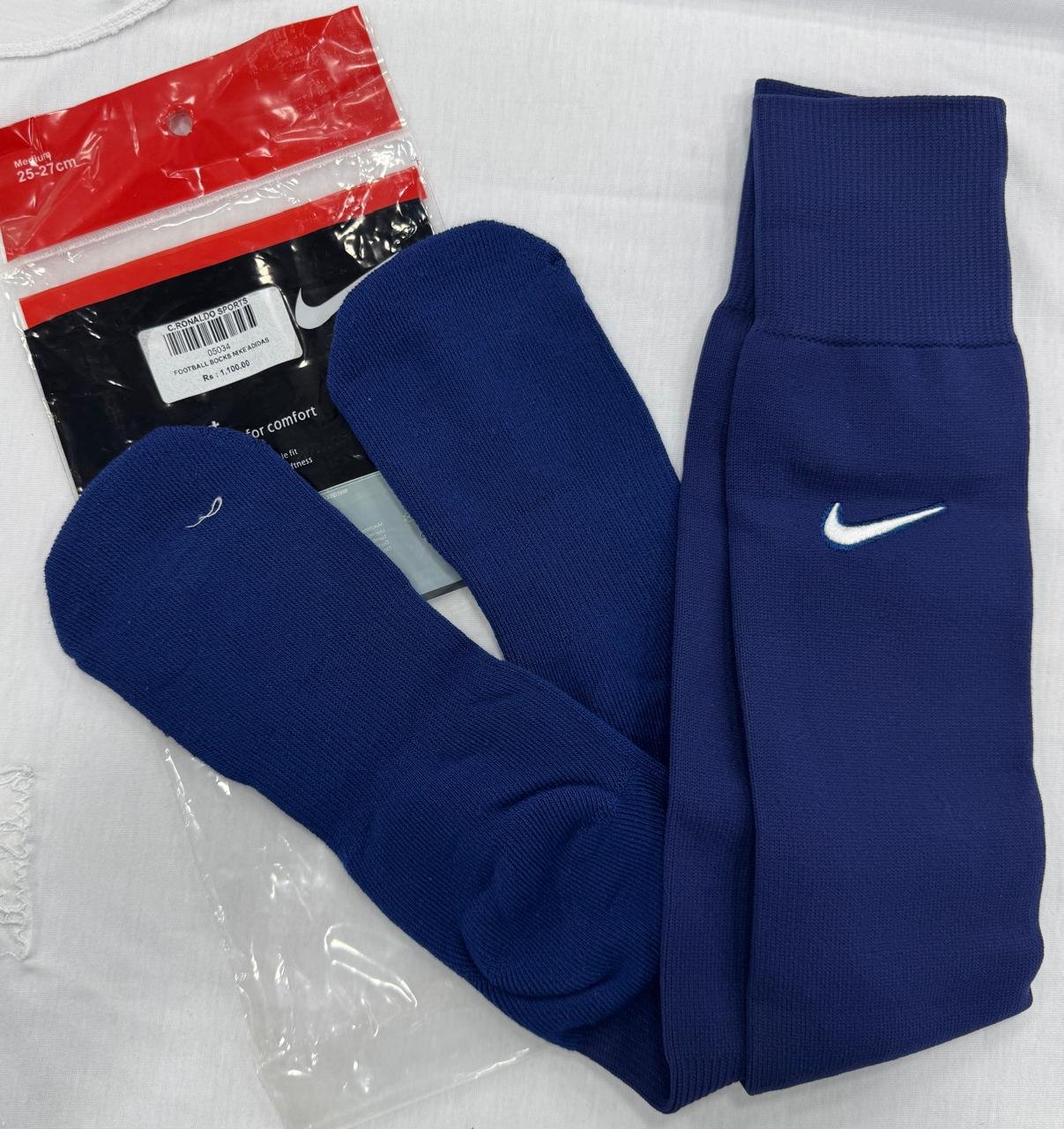 Nike Nylon Football Socks Navy Blue