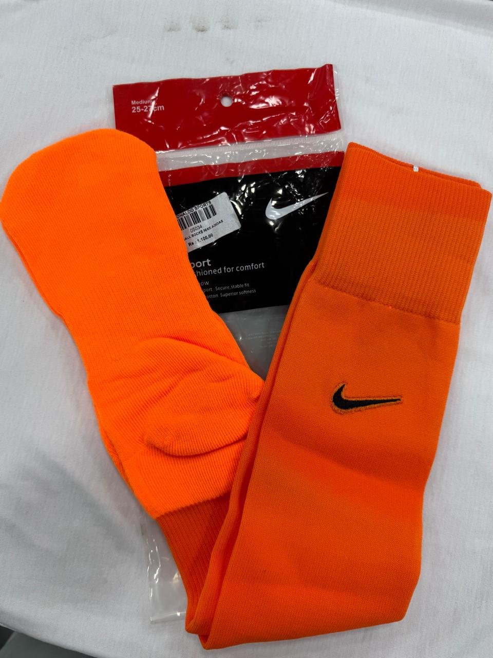Nike Nylon Football Socks Orange