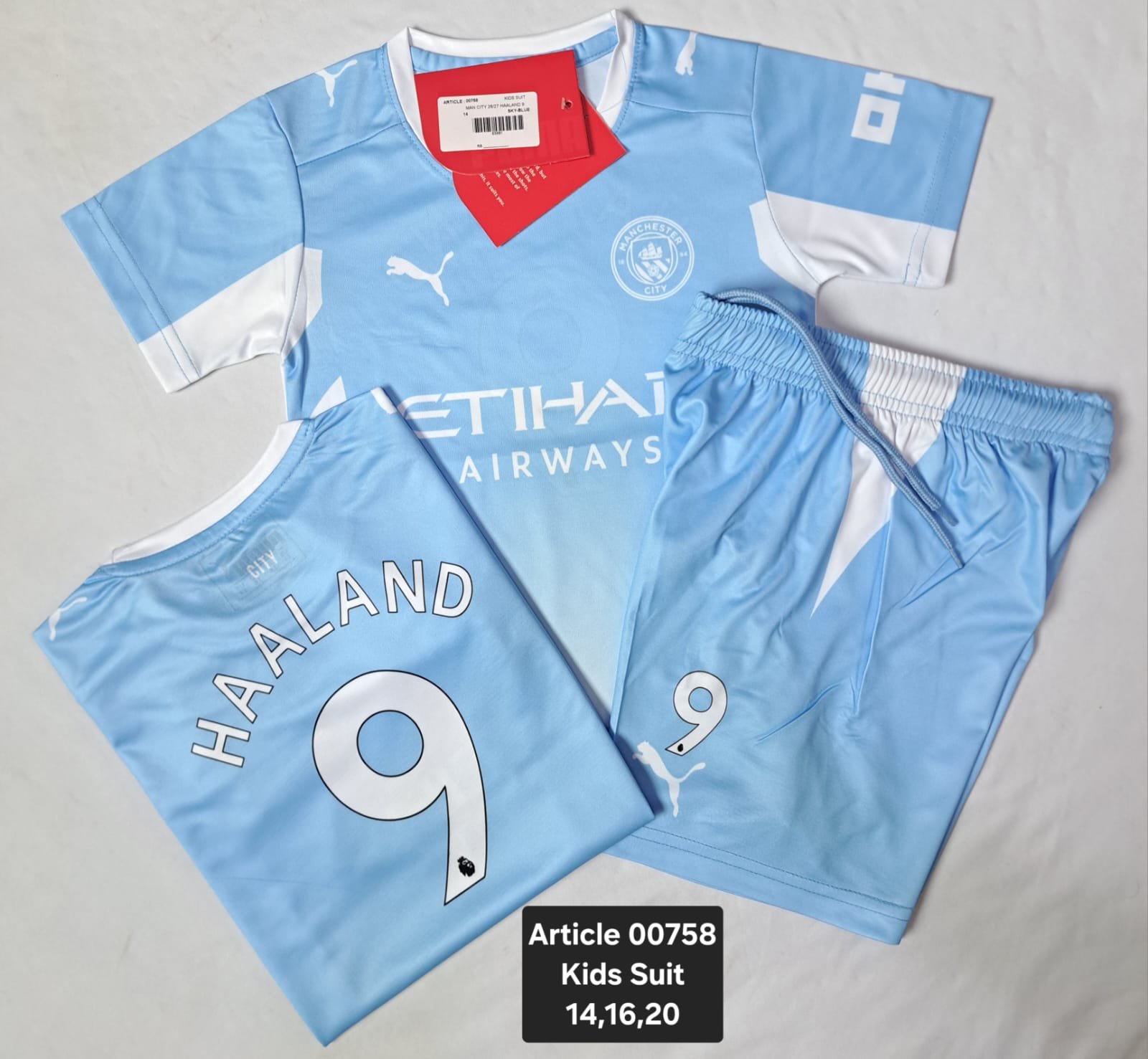 Manchester City Suit Suit Haaland