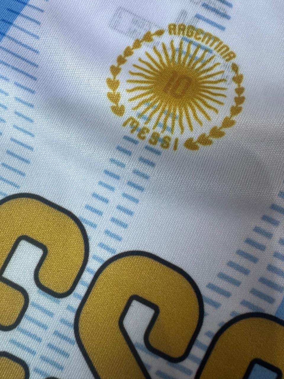 Argentina Messi Farwell Jersey image 6