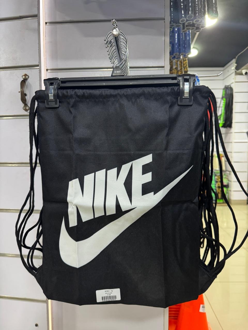 NIKE SWOOSH STRING BAG (DORI BAG) SECURE EXTRA POCKET INSIDE
