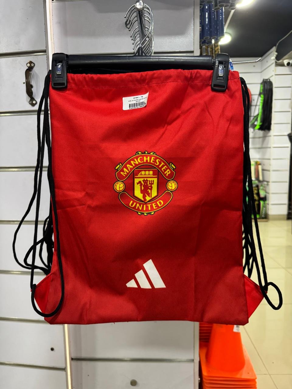ADIDAS MANCHESTER UNITED STRING BAG (DORI BAG) SECURE EXTRA POCKET INSIDE