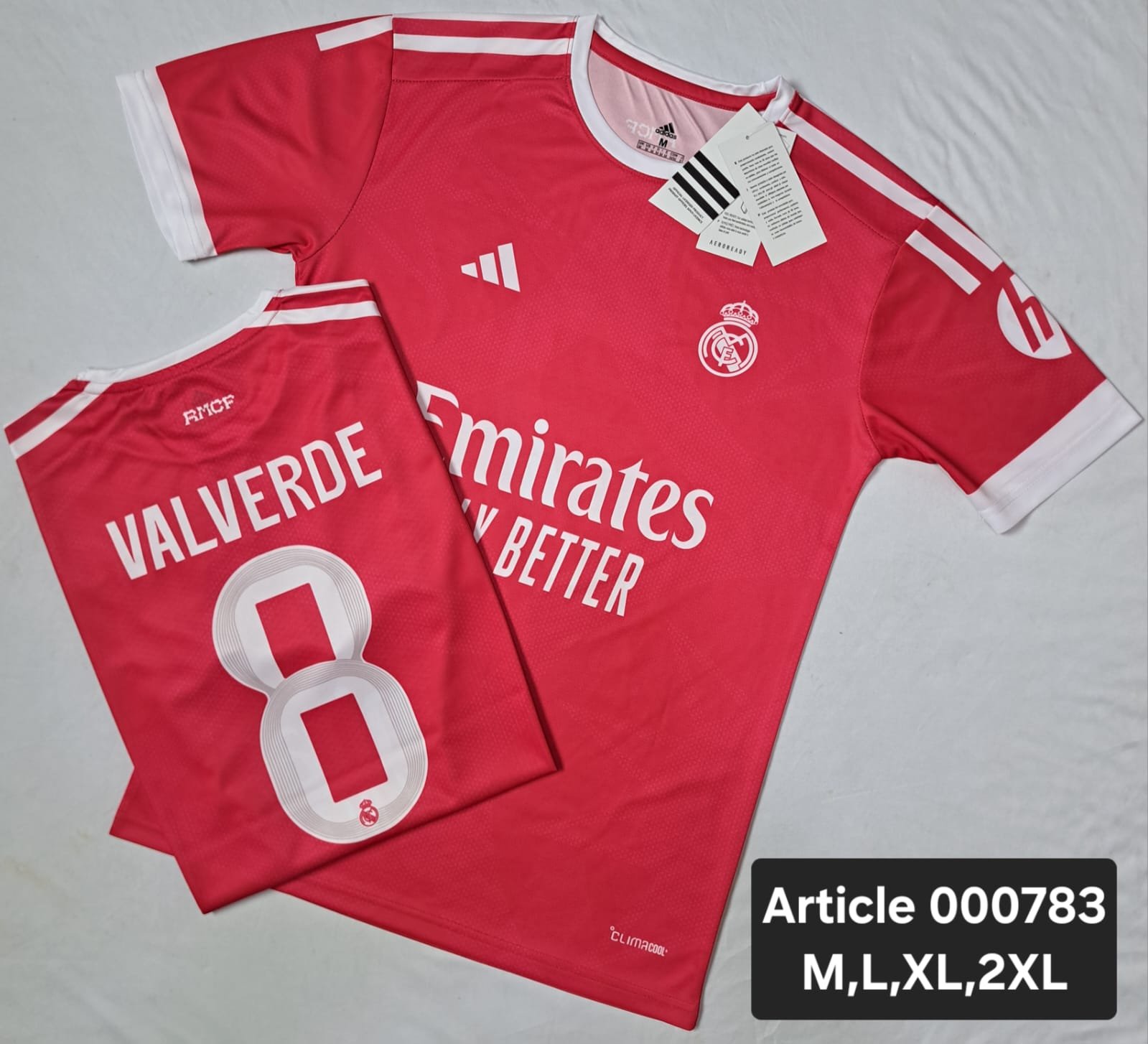 REAL MADRID 2026 3RD PINK VALVERDE 8 000783