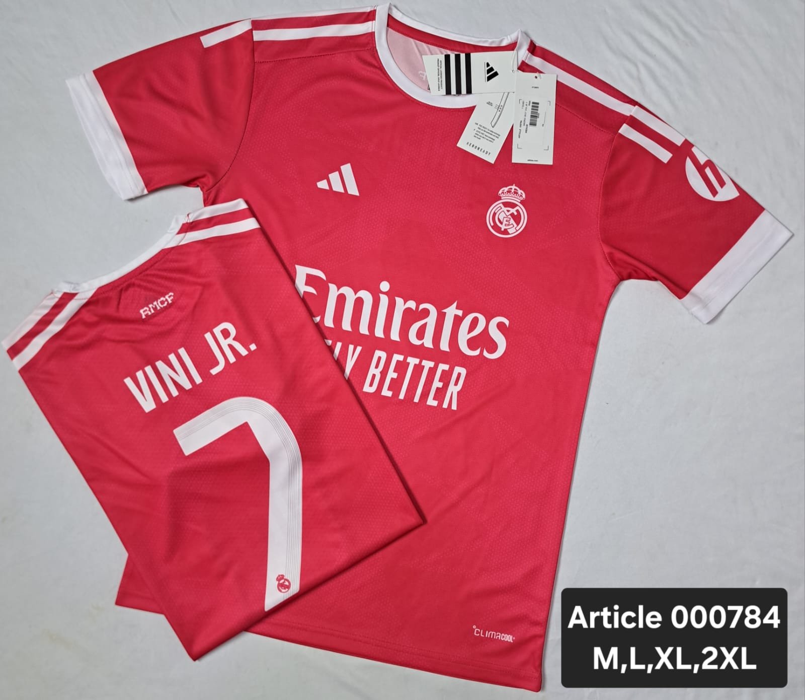 REAL MADRID 2026 3RD PINK VINI JR. 7 000784 image 2